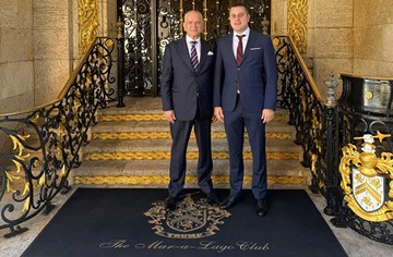 Prof. Nikica Gabrić in dr. Krešimir Gabrić častna gosta v Mar-a-Lagu